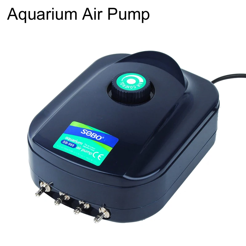 

High Power 3W 3.5W 8W 12W Fish Tank Oxygen Air Pump Fish Aquarium Air Compressor Adjustable Air Flow Oxygen Pump For Fish