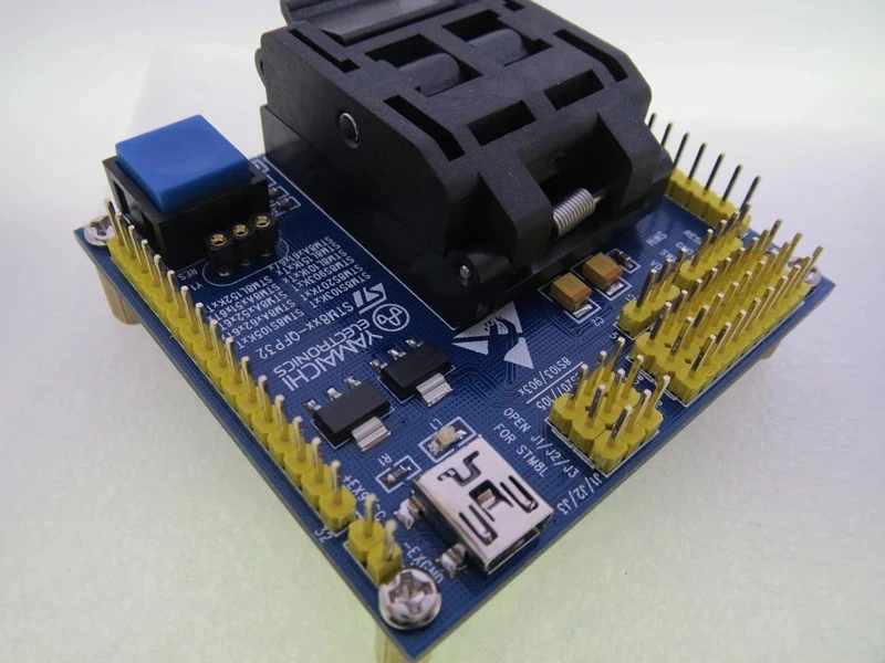 

Оригинальное тестовое сиденье ST IC STM8Ax52x6 STM8Ax62x Программа горения STM8Ax51x6 Адаптер гнезда STM8Ax61x6