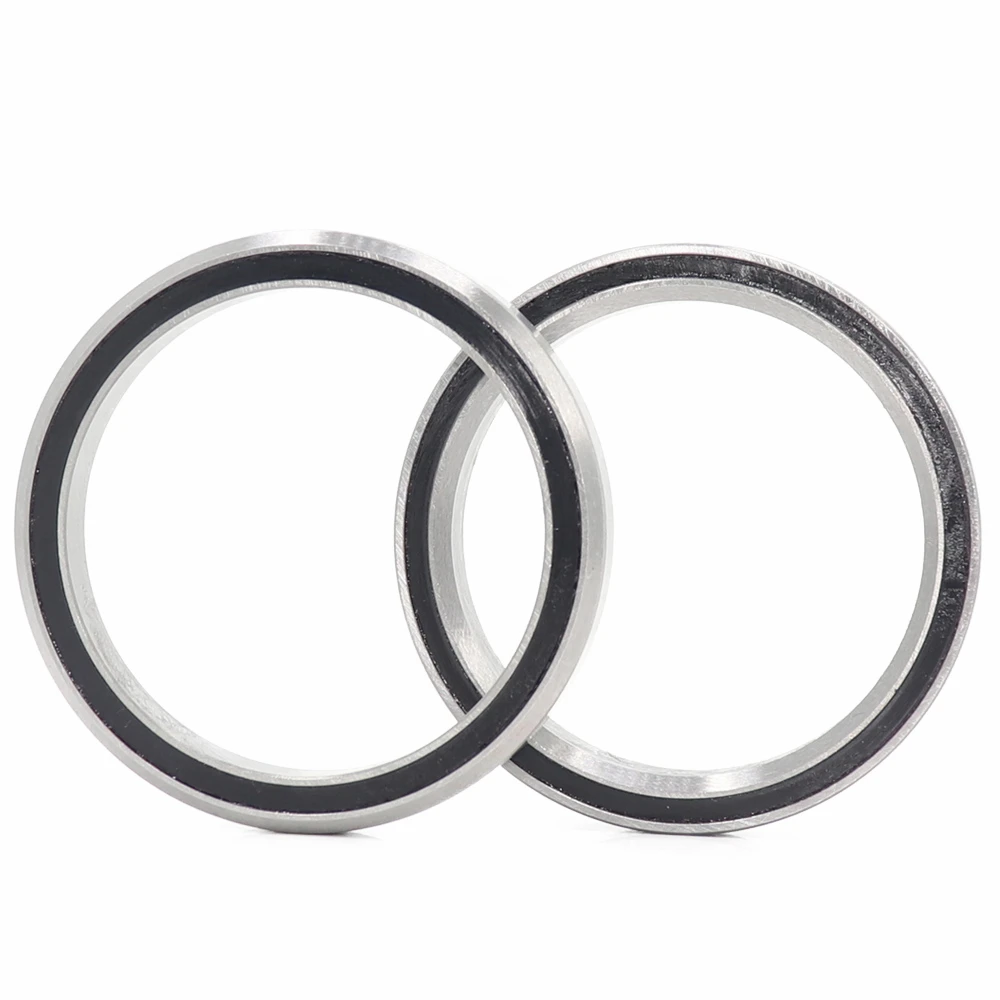 ACB458 ( 2 PCS ) Bicycle Headset Bearing Cover 36.8*45.8*6.5mm 45/45 Degree Chrome Steel Tapered Upper Lower ACB Bearings