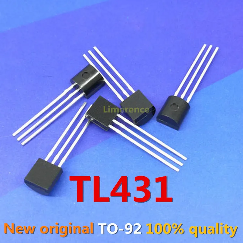 50PCS TL431 TO92 TL431A TO-92 431 new  voltage regulator IC 
