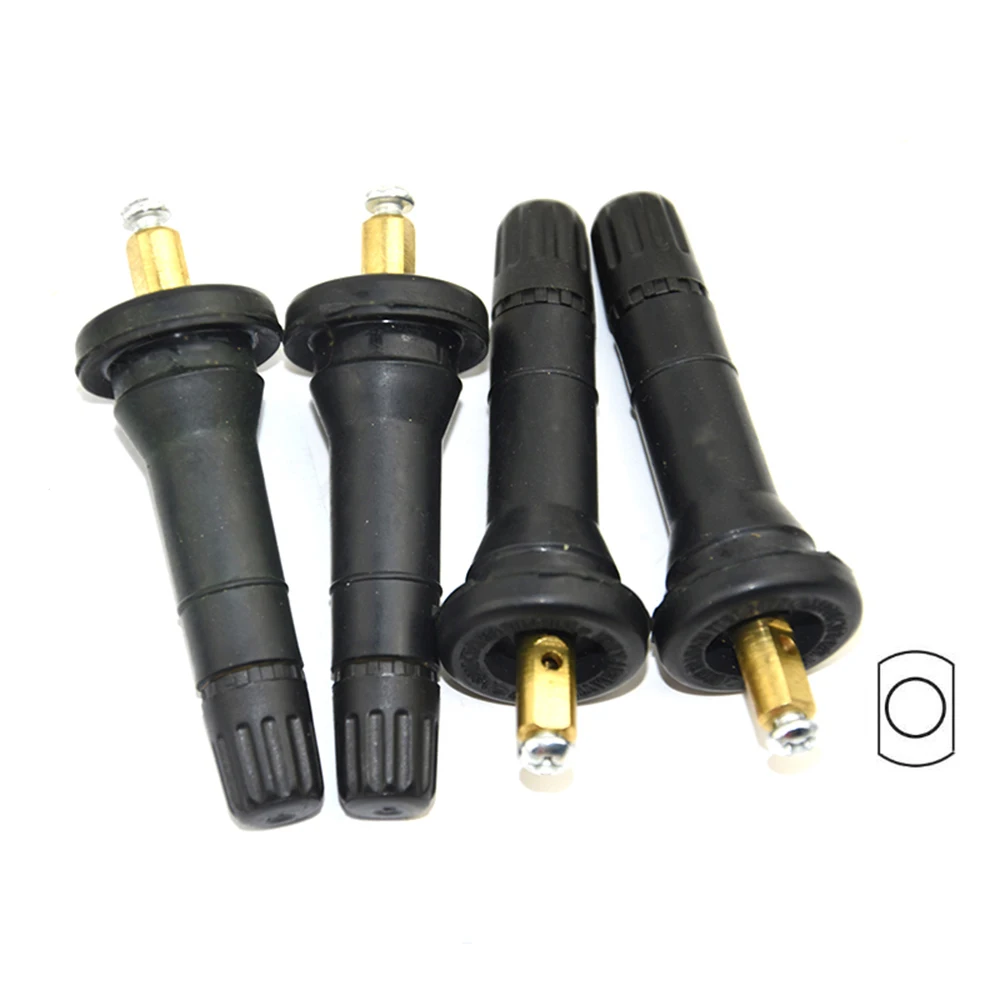 4 PCs Tire pressure sensor valve for tubeless disc wheel nipple straight rubber nipple for TPMS