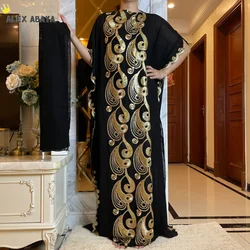 Abaya Muslim Dress  High Quality Sequin Embroidery Dubai Turkey Hijab Dress Kaftan Islamic Clothing For Women African Maxi Dress