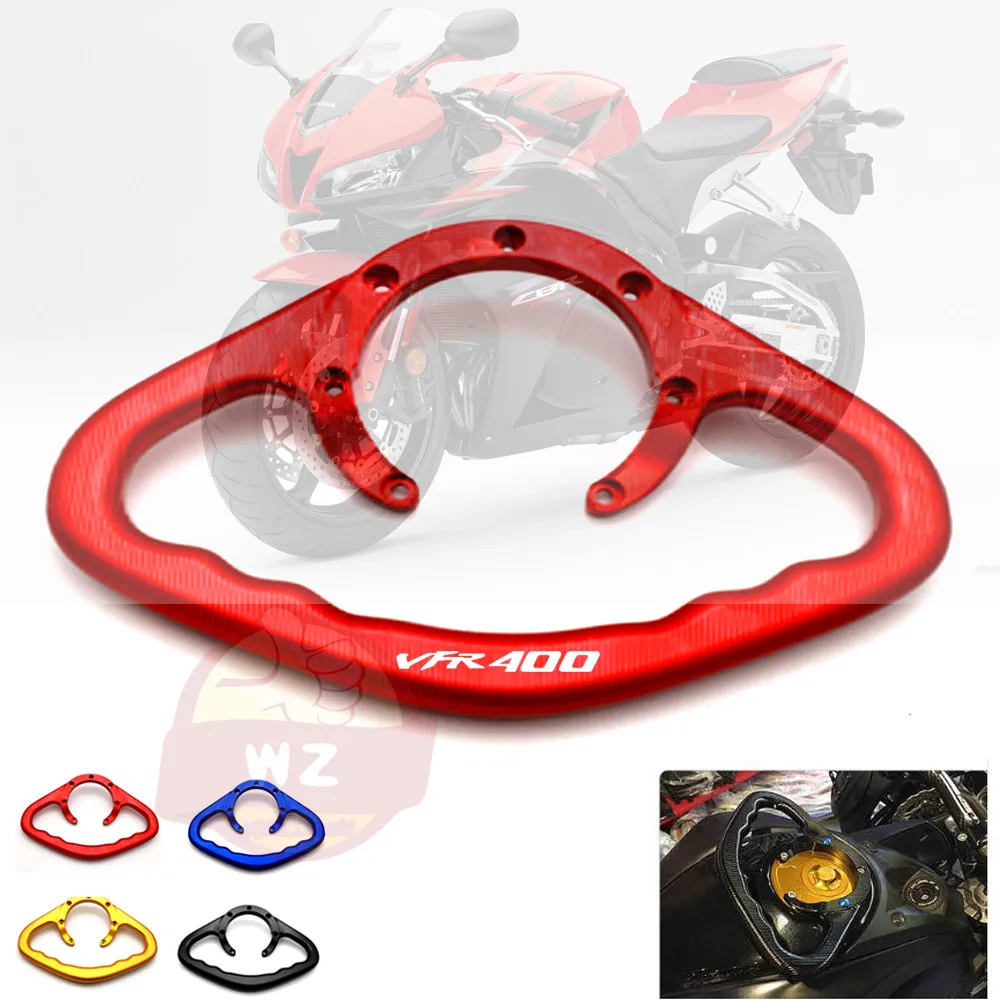 

Motorcycle Passenger Handgrips Hand Grip Tank Grab Bar Handles Armrest For Honda VFR 400 VFR400 All Years