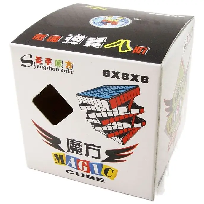 Nuovo ShengShou 8x8x8 Puzzle Magico Cubo Magico 6x6 Cubo di Velocità Torsione Nera 7x7x7 Strati Puzzle Magico Giocattoli Educativi Professionali