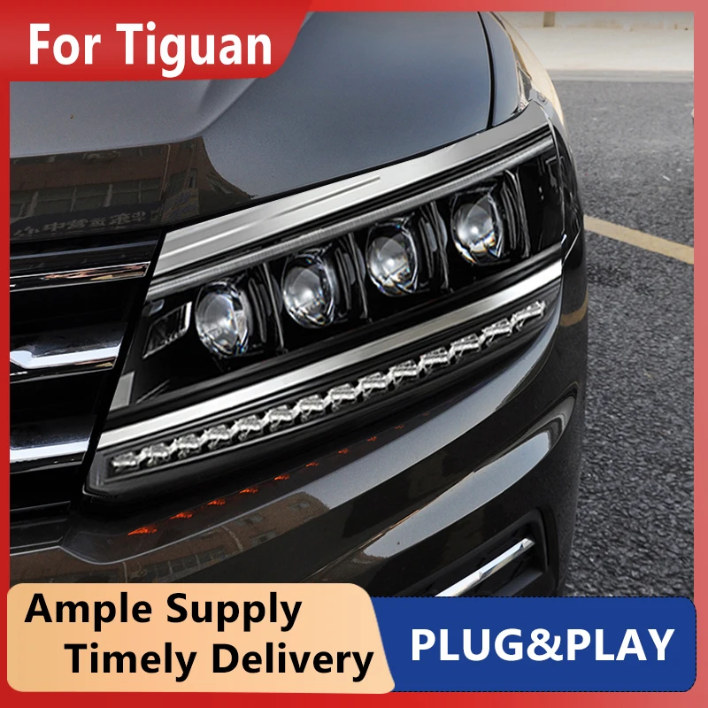 

Car Styling Head Lamp for VW Tiguan Headlights 2017-2019 New Tiguan LED Headlight DRL All LED light Source Accessories