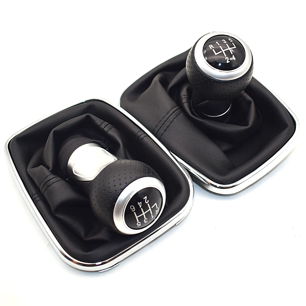 

5/6 Speed 12mm Gear Shift Knob Lever Shifter Gaiter Boot For Volkswagen VW Golf 4 IV MK4 GTI R32 Bora Jetta 1999-2004