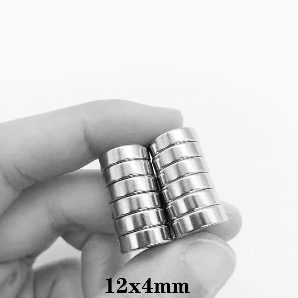 

10/20/50/100/150PCS 12x4 mm N35 Round Magnets Neodymium Magnet Dia 12x4mm Permanent NdFeB Strong Powerful Magnetic 12*4