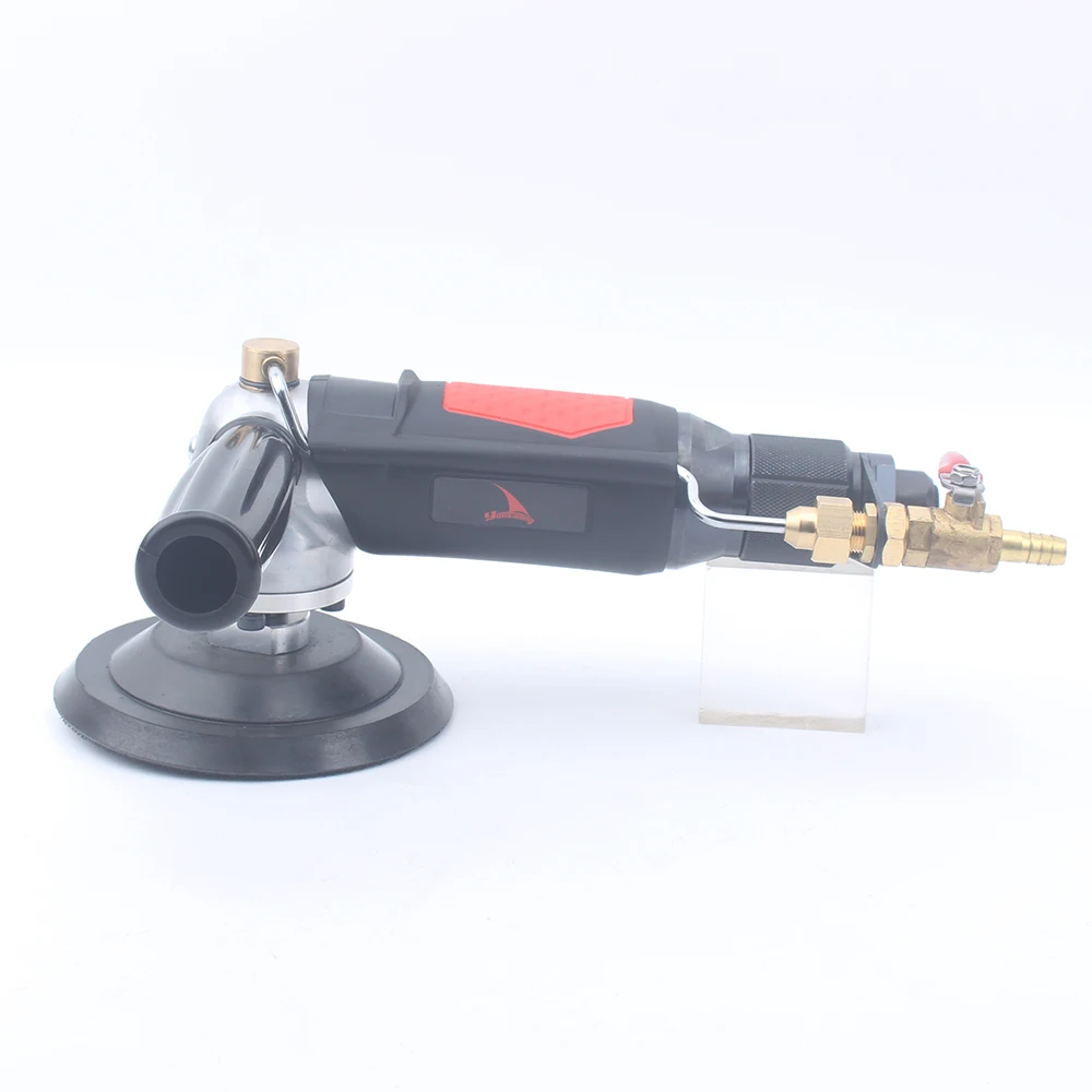 High Quality Water-feed Type 5 Inches Professional Pneumatic Water Sander Air Wet Sander / Polisher Angle Grinder Tool 125MM