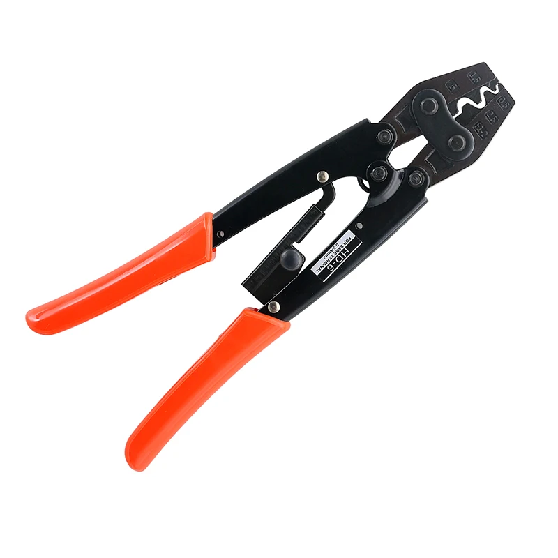 HS-16 crimper plier Ratchet Crimping Tool for Non-Insulated Terminals AWG 22-6 Polished Jaw Pressure regulating device