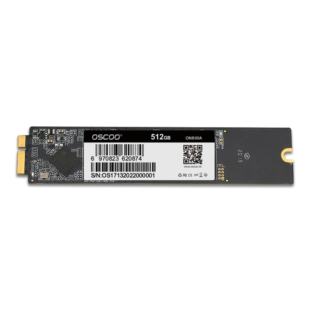 OSCOO-disco duro SSD para MacBook Air, 13 ", 3,2, 4,2, A1369, 11", 3,1, 4,1, A1370, año 2010, 2011, 128GB, 256GB, 512GB, 1TB