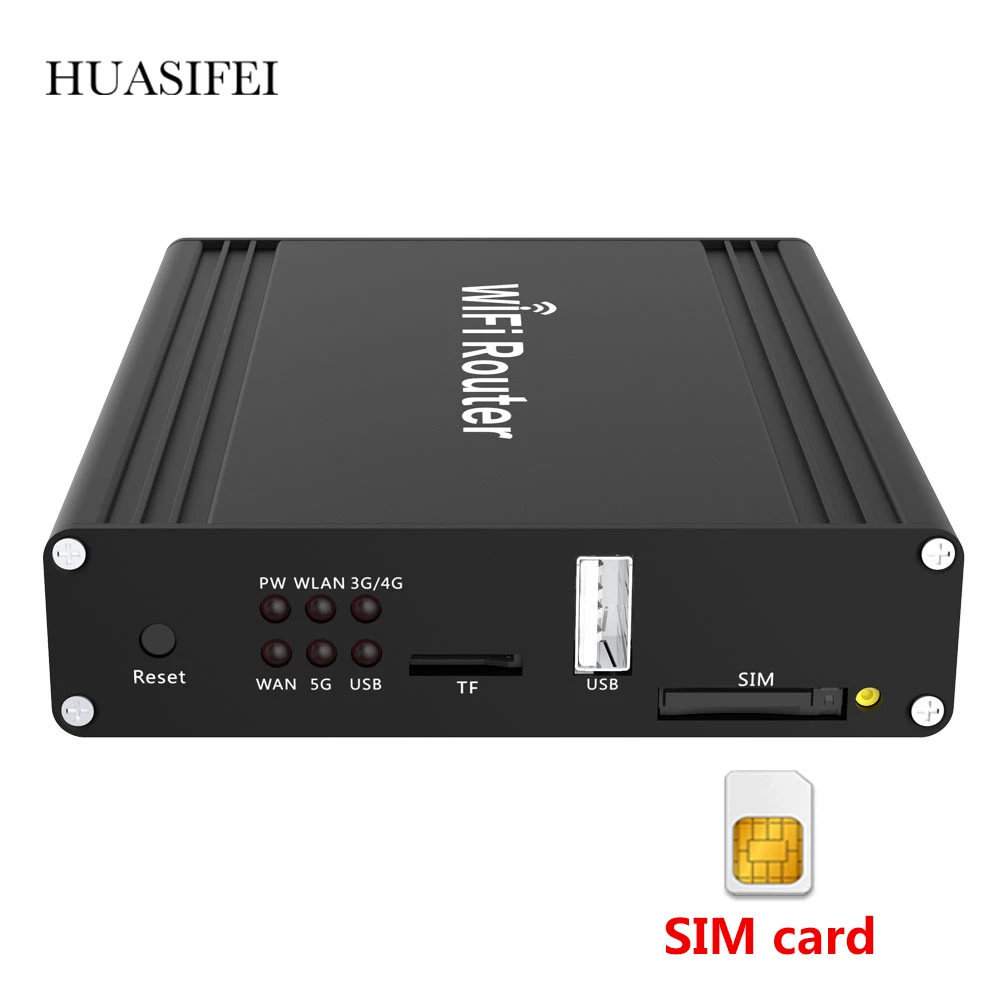 HUASIFEI 4G LTE 라우터 5GHz 자동차 와이파이 라우터 4g Sim 카드 산업용 라우터 여행 GPS 1200Mbps 듀얼 주파수 휴대용 4g 와이파이 ro