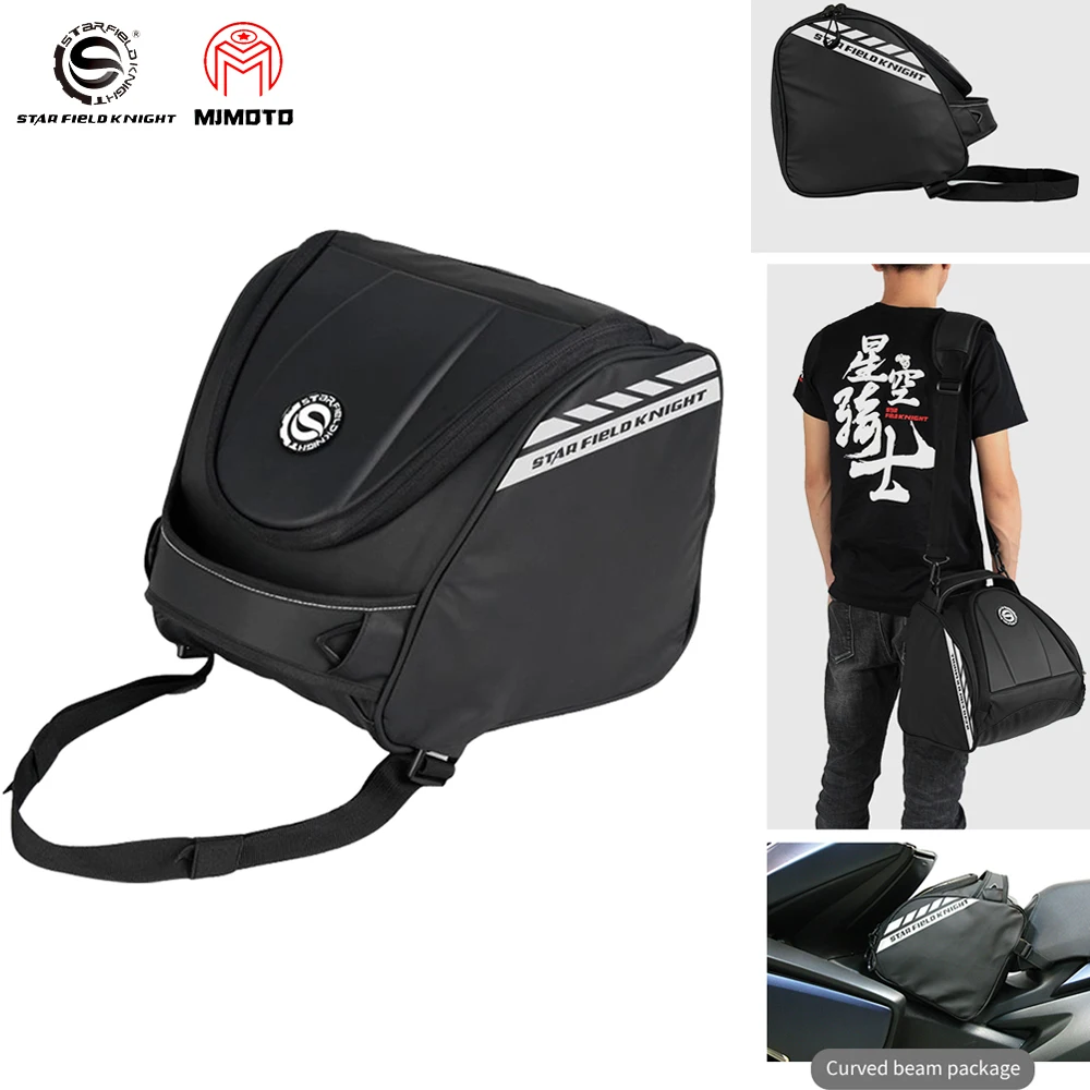 Star Field Knight Motorcycle Fuel Tank Bag Curved Beam Bag Riding Travel Bag for vespa gts300 C400GT sprint LX xmax 300 400 nmax