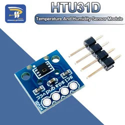 HTU31D Temperature And Humidity Sensor Module I2C High-Precision Probe HTU21D Upgrade Version HTU31 For Arduino DC 3.3~5.5V
