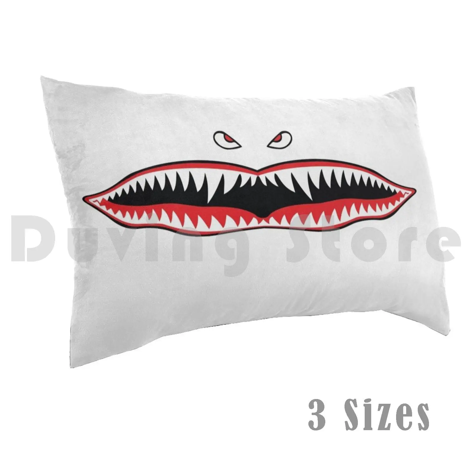 

Flying Tigers Shark Mouth-For Cats Lovers pillow Case DIY 50 * 70 Cat Cats Animal Nose Mouth Quarantine England
