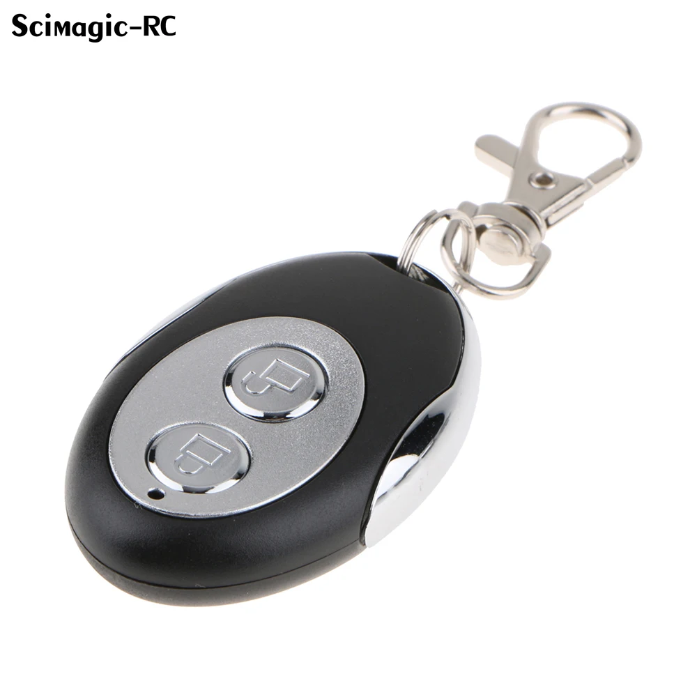 433MHZ Cloning Duplicator Key Fob Distance Remote Control 2 Key Clone Fixed Learning Code For Gate Garage Door Backup Remote Key