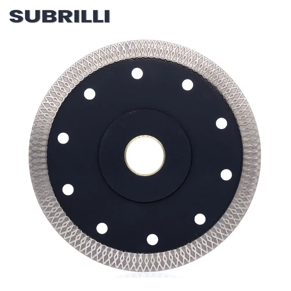 SUBRILLI 5Inch 125mm Diamond Saw Blade For Tile Ceramic Granite Marble Wave Style Diamond Cutting Disc Aggressive Circular Saw