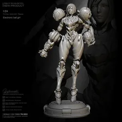 76mm 1/24 Resin figure model kits DIY self-assembled TD-3053