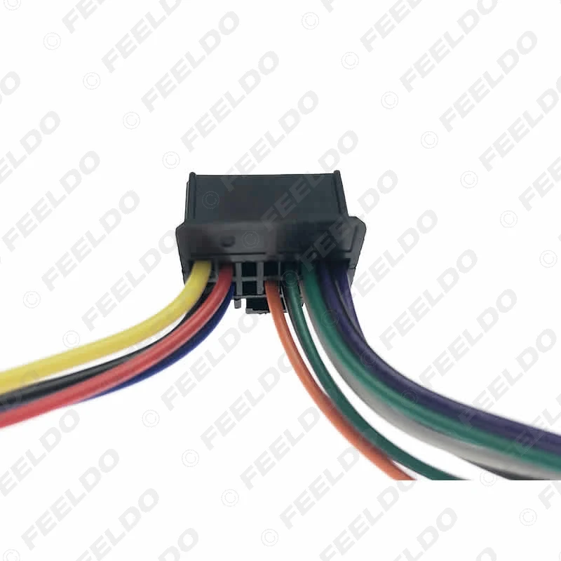 FEELDO Car ISO 16Pin Harness Radio Wire Adapter for Pioneer AVH-100 AVH200BT CD Radop Wiring Connector Power Cable