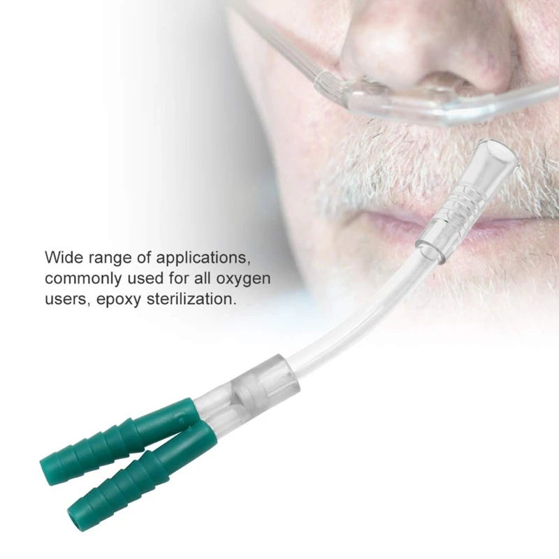 oxygen tube Three-way nasal cannula Tee connector oxygen concentrator accessories Three people inhale oxygen