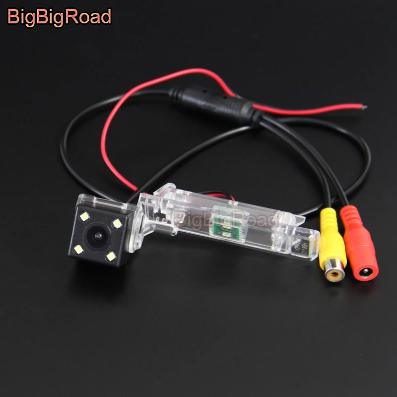 

BigBigRoad For Toyota Yaris Sedan 2007--2013 Wireless Camera Car Rear View Backup Reverse Camera CCD Night Vision Parking Camera