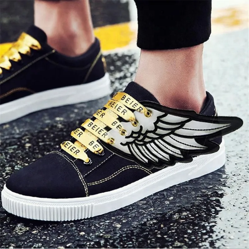 Personality Adult Black Transparent Shoe Wings DIY Decorations for Canvas Shoe High Converse Sneakers DIY Function Party Gifts