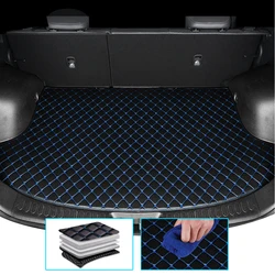 Car Trunk Mats For Hyundai  Santa Fe  2019 5seat/7seat Car Accessories Custom Cargo Liners