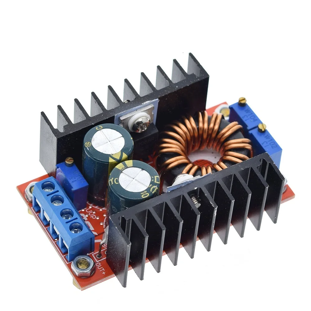 DC-DC 80W Buck-Boost-Wandler 9-35 V auf 1-35 V Buck-Booster DC Step-Down-Step-Up-Adaptermodul Einstellbarer Spannungsregler – Detail 6