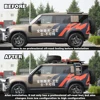 車の折りたたみ式リフトサイドドアはしご,伸縮式,外部カーアクセサリー,ランドローバーディフェンダー90/110,l663,2020-2021 4