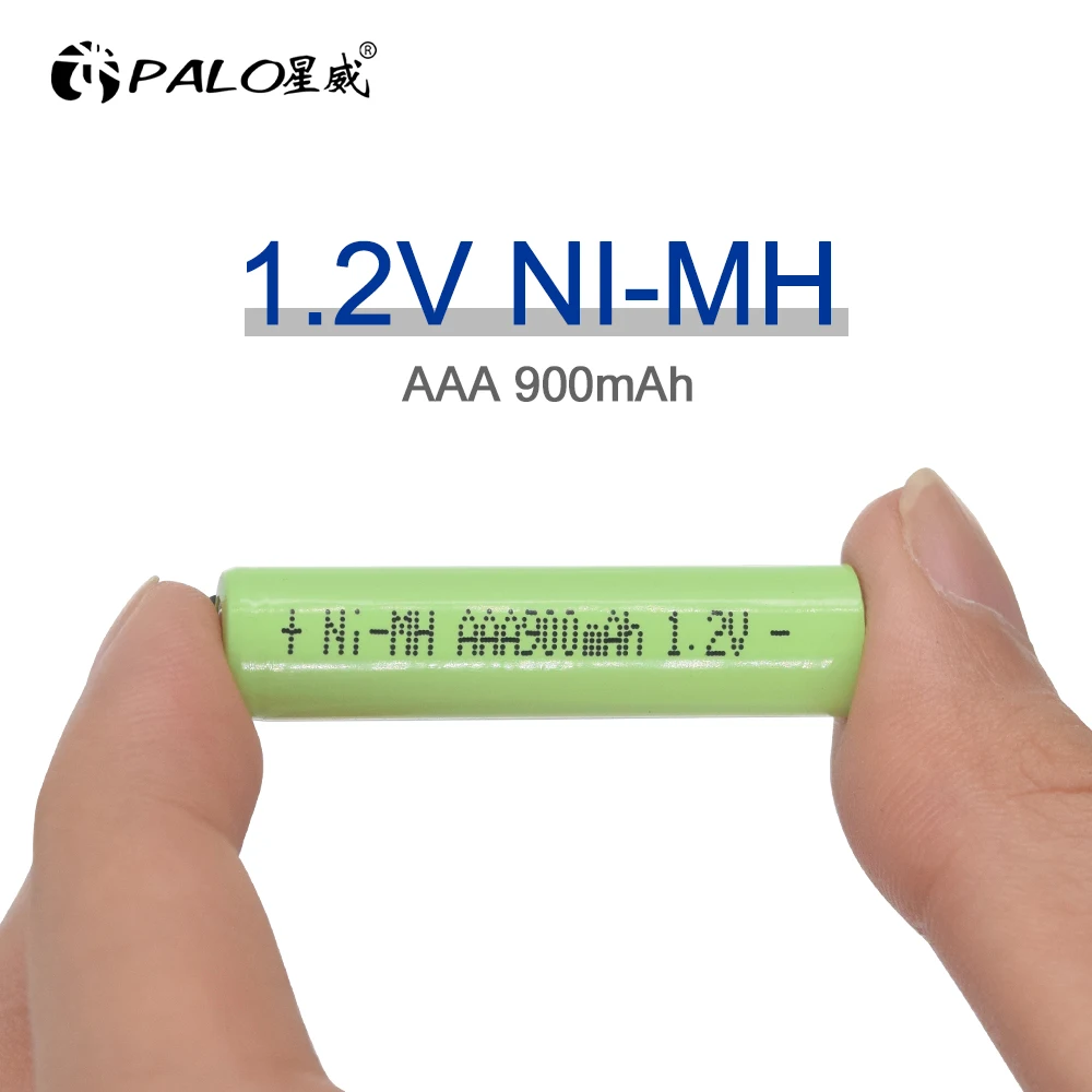 AAA Rechargeable Battery 1.2V 900mah Ni-MH Nimh Cell Green Shell with Welding Tabs for Philips Electric Shaver Toothbrush Razor