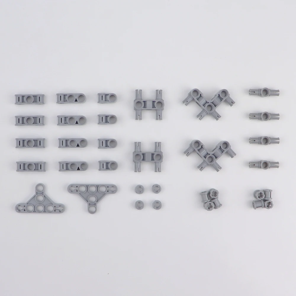 MOC การวิเคราะห์ชิ้นส่วนจำนวนมากเกียร์เพลา Conector ล้อรอกโซ่เชื่อมโยงรถ Mindstorms อุปกรณ์เสริมที่เข้ากันได้อิฐอาคาร