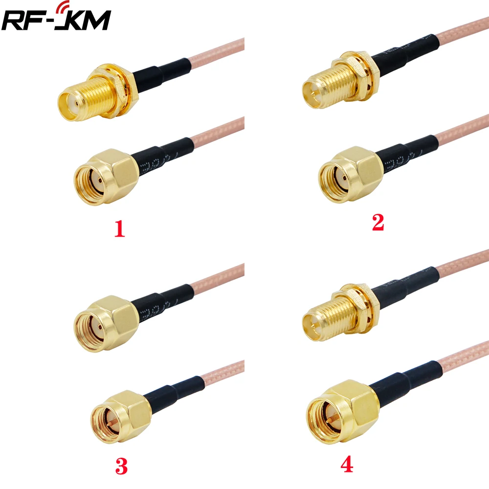 RG316 Cable SMA  to SMA Connector RF Coaxial Jumper Pigtail Cable For Radio wifi 4G Antenna