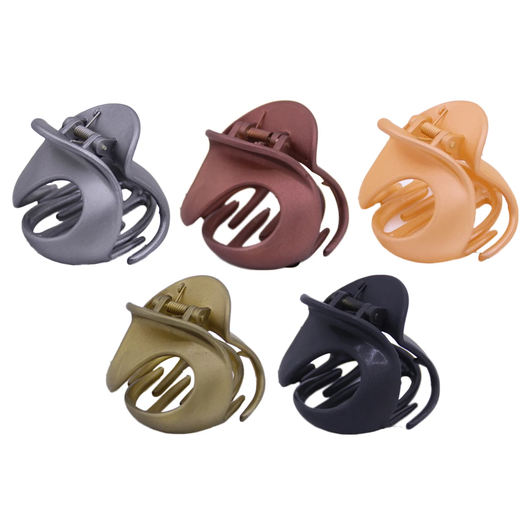 

5Pcs Women's Jaw Clips Vintage Simple Irregular Non-Slip Claw Clips Hair Clamps Hair Accessories
