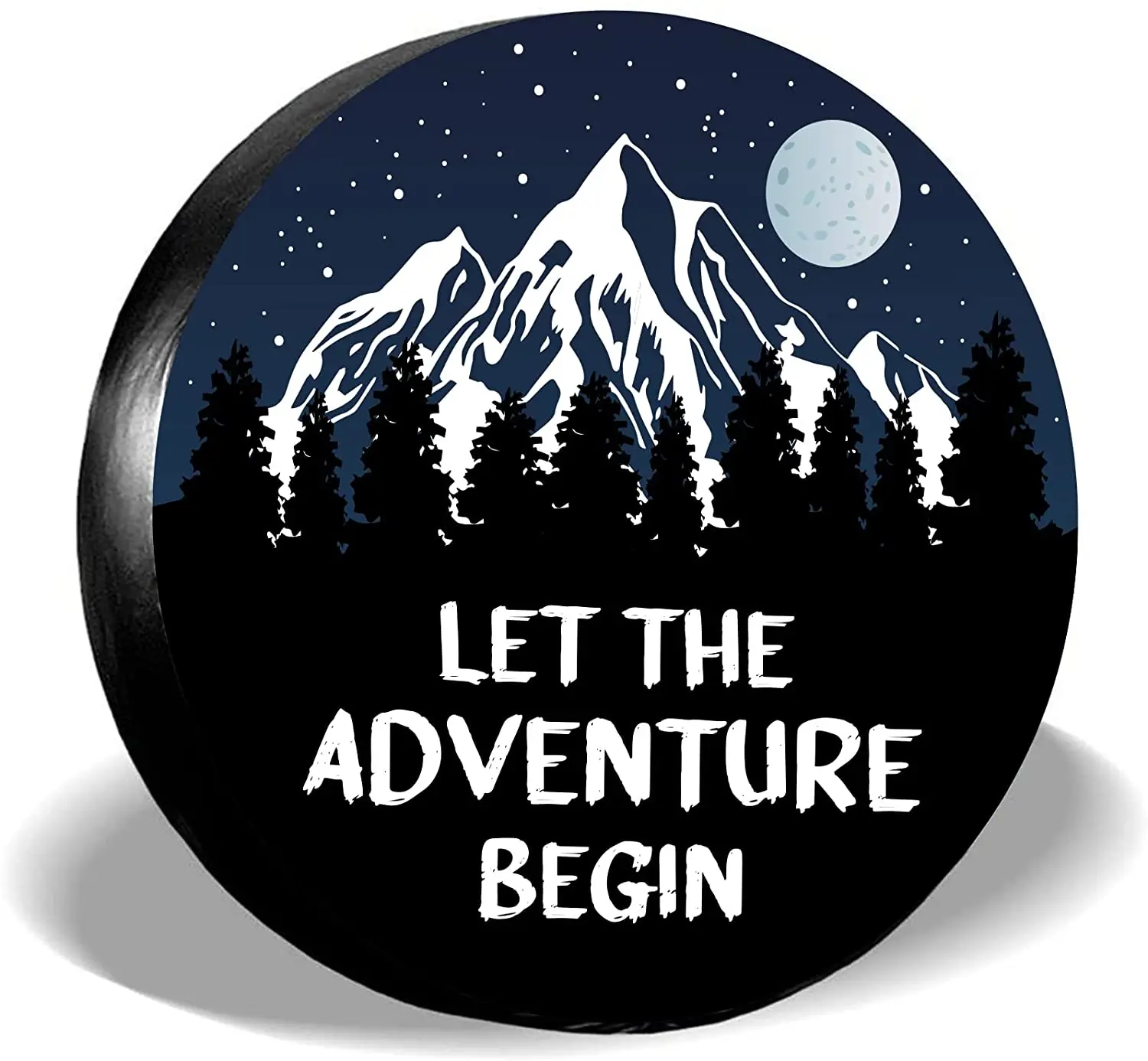 

FINGERINSPIRE Mountain Pattern Spare Wheel Tire Cover Universal Polyester Dust-Proof Waterproof