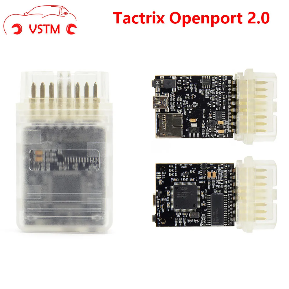 

Openport 2.0 J2534 ECU Flash Chip Tuning Interface Tactrix Openport 2.0 ECUFLASH With Full Software New PCB Golden Pin Adapter