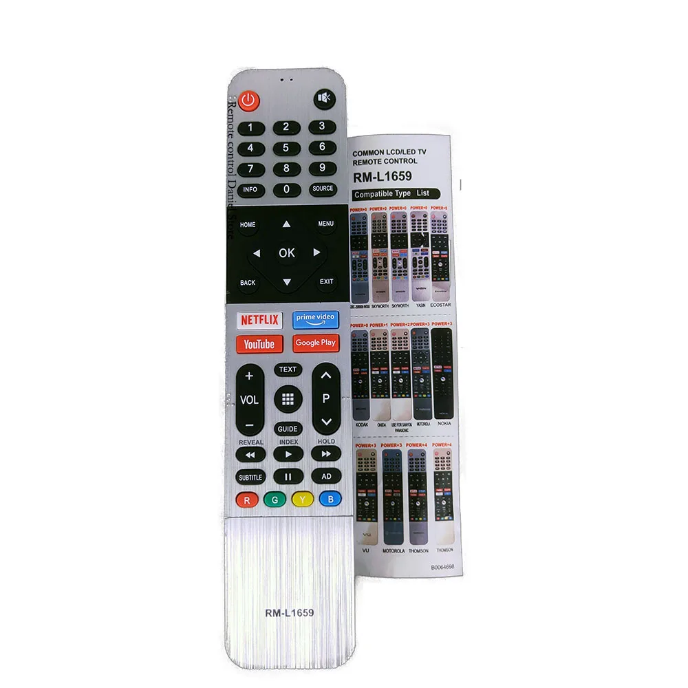 

Universal New RM-L1659 For Skyworth Panasonic Thomson TV Remote Control 539C-268908-W000 NO Voice