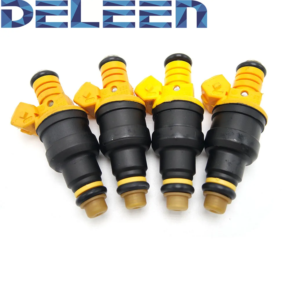 Deleen 8Pcs Original Fuel Injectors 0280150943 For Ford F150 - 350 4.6 5.0 5.4 5.8L V8 Car Accessories