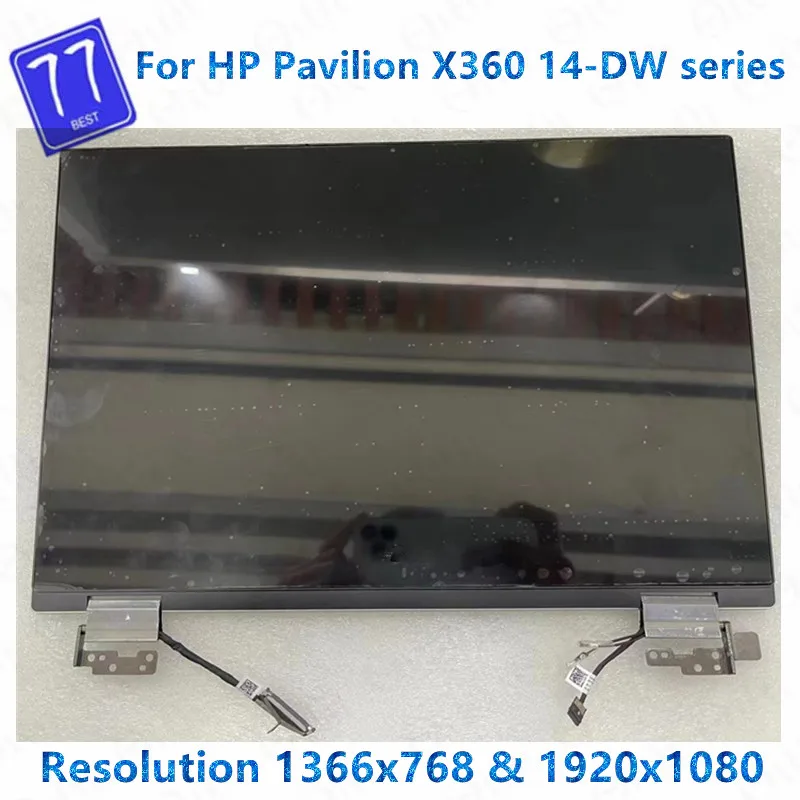 

Original 14 Inch Laptop Display For HP Pavilion X360 14-DW 14-DW0521SA L96515-001 EDP 30 Pin FHD LCD Touch Screen Full Assembly