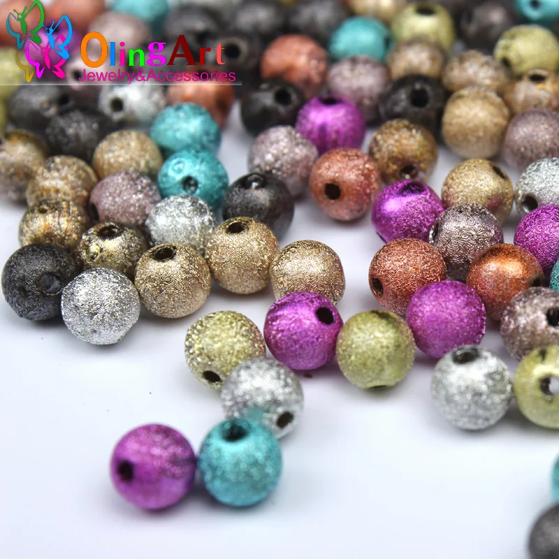 Perles acryliques déformables mixtes, 4mm, 6mm, 8mm, 10mm, 12mm, 14mm, 18mm, 20mm, document mixte, bricolage, boucles d'oreilles, bracelet, collier, bijoux exécutifs