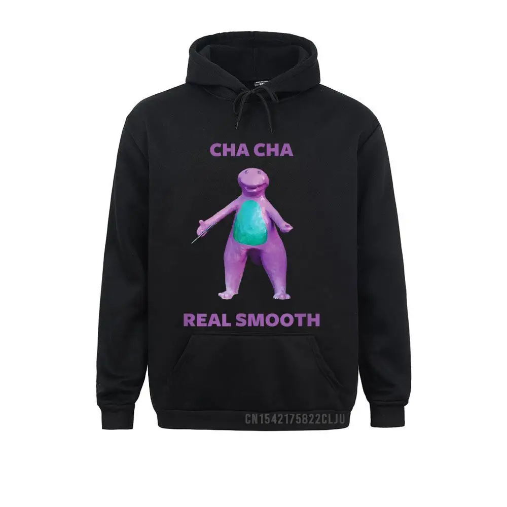 High Quality Cha Cha Real Smooth Meme Warm Unique Men Sweatshirts Hoodies Long Sleeve Winter Unique Sportswears