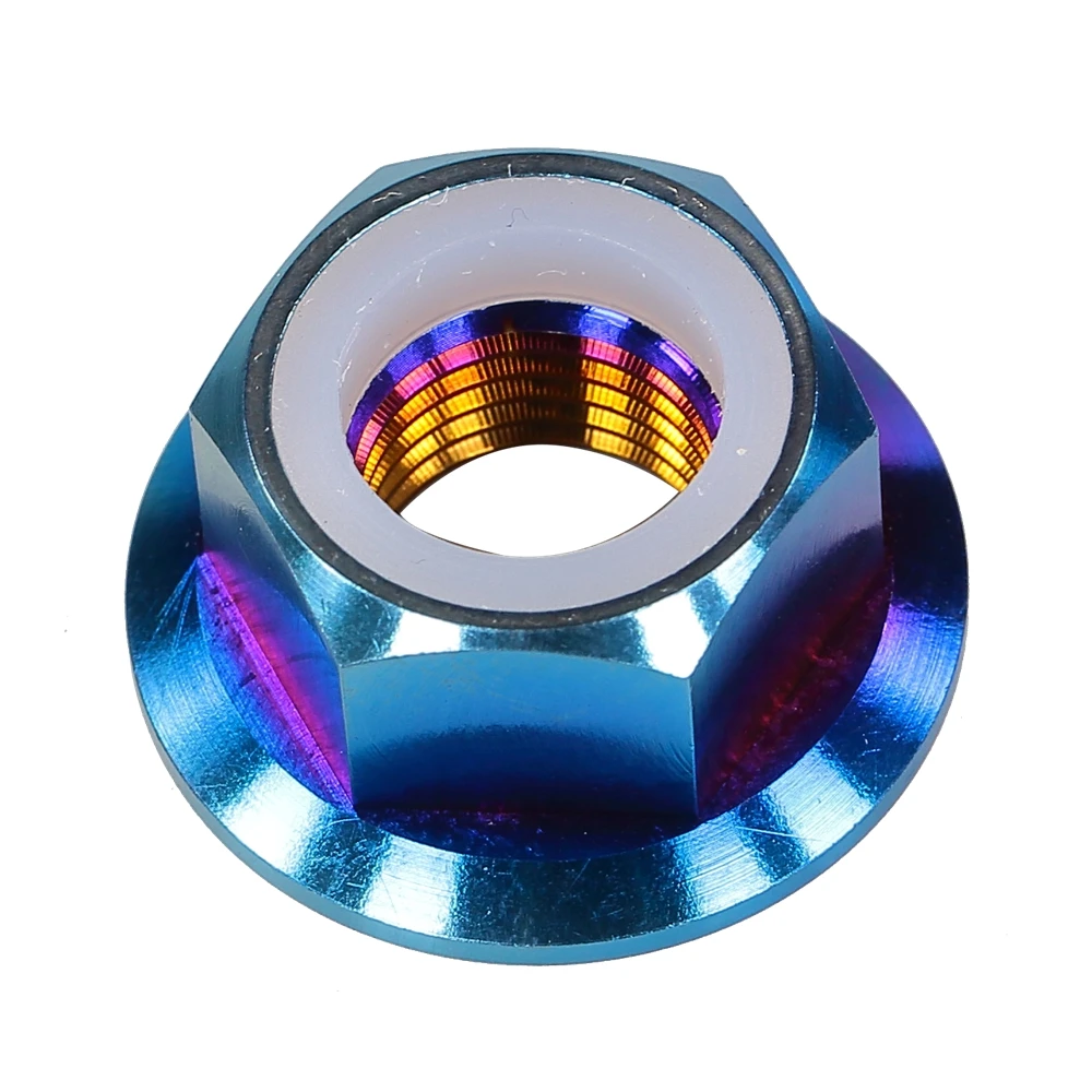 High-End M14 Titanium Alloy Flange Nut for ZERO 10X 11X VSETT 10+ 11+ Kaabo Wolf Warrior King Electric Scooter To Fix Motor Axle