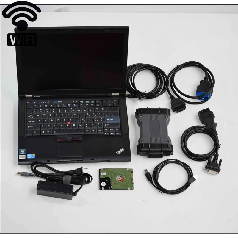 For bens car diagnostic tool VCI C6 MB STAR DOIP diagnostic scanner SD Connect C6 V2024.06 HDD 320GB in T410 i5 Laptop 4G