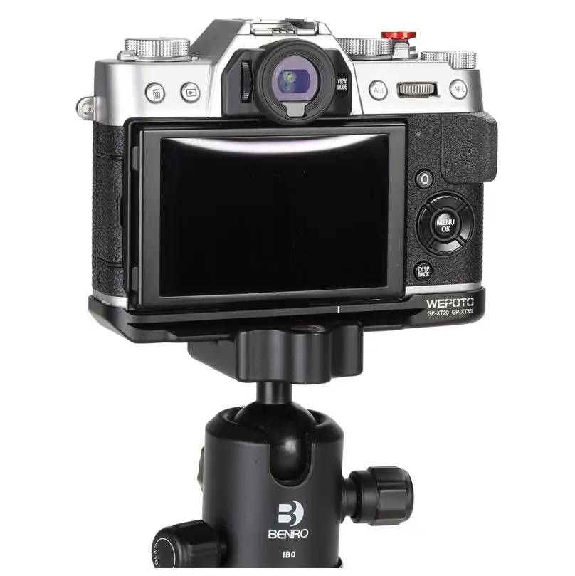 WEPOTO Fujifilm X-T10 X-T20 X-T30 Hand Grip โลหะไม้มะเกลือไม้ GP-XT20