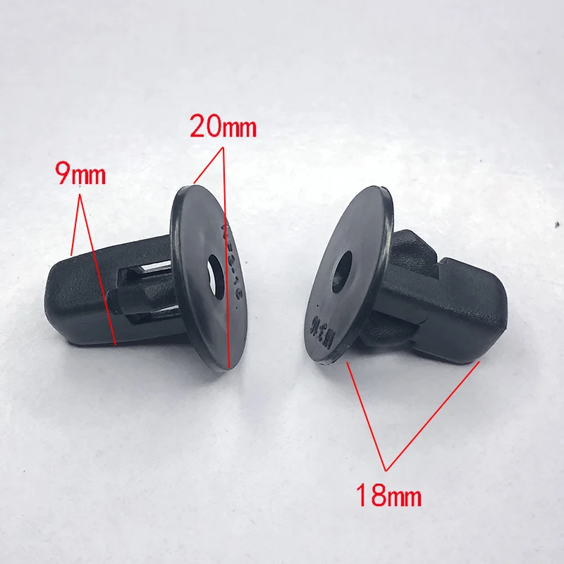 50pcs Car Fender Liner Screw Grommets Fastener Clips for Toyota Yaris Previa 4Runner Avalon Camry Celica Corolla FJ Land Cruiser