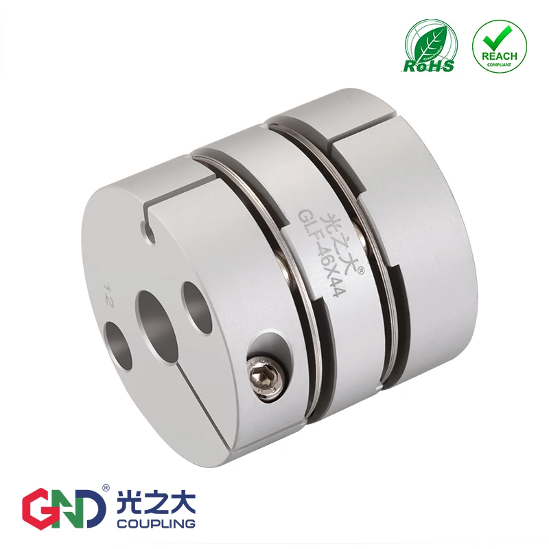 GND Flexible Coupling GLF D21 L24.5 High Sensitivity Double Diaphragm Shaft Flexible Disc Elastic