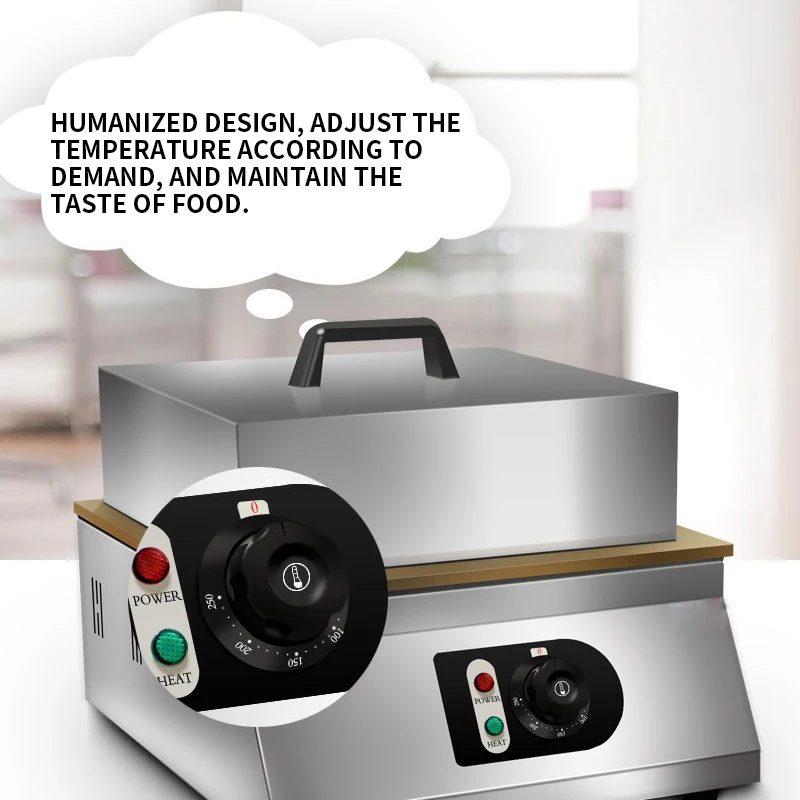 1700 ワットスフレメーカーワッフルメーカーマフィンメーカードーナツ機製品肥厚純銅グリドル