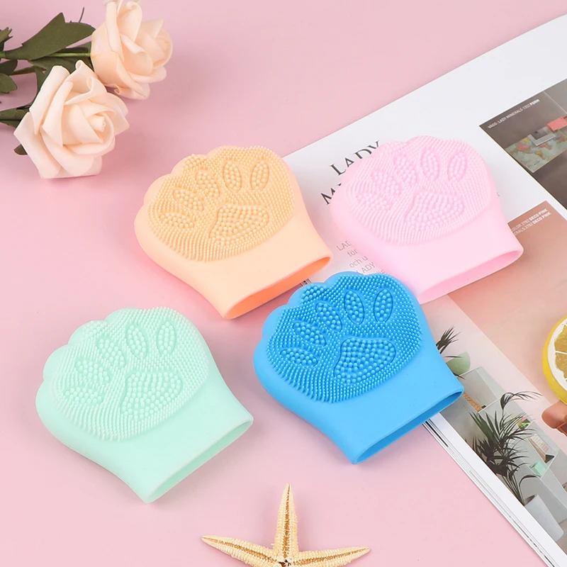 Bath Brushes Massage Wash Pad Silicone Exfoliating Blackhead Facial Clean Brush Shower Bath Facial Cleanser