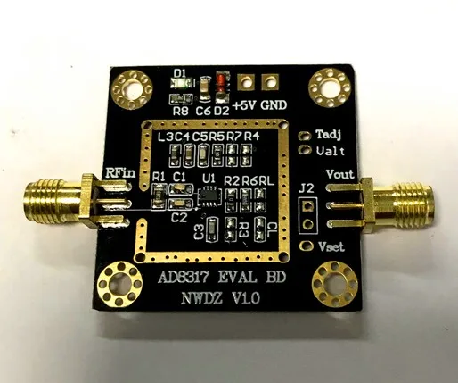 AD8317 Module Power Meter Log Detector 1M-10GHz 60dB Dynamic Official Line