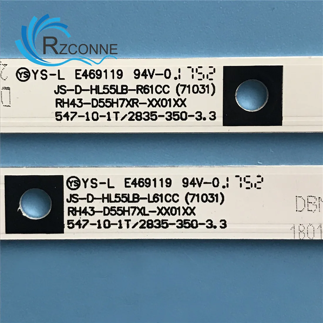547Mm LED Backlight Strip 6 Lampu untuk JS-D-HL55LB-R61CC L61CC (71031) RH43-D55H7XR-XX01XX