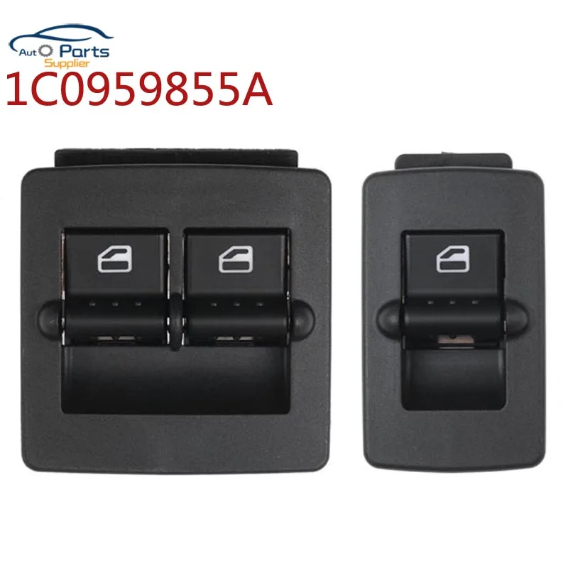 Interruptor da janela de poder para Volkswagen Beetle, 1C0959527A, 1C0959855A, 1998-2010, 1C0959527A, 1C0959855A, Novo
