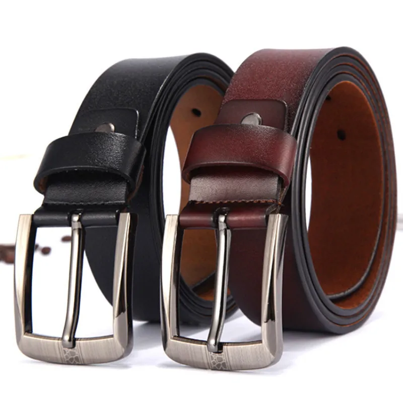 men high quality genuine leather belt luxury designer belts men cowskin fashion Strap male Jeans for man cowboy free shipping